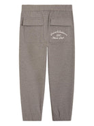 Pantaloni per bambino Dolce & Gabbana Kids grigi con motivo gessato - Rubino Kids