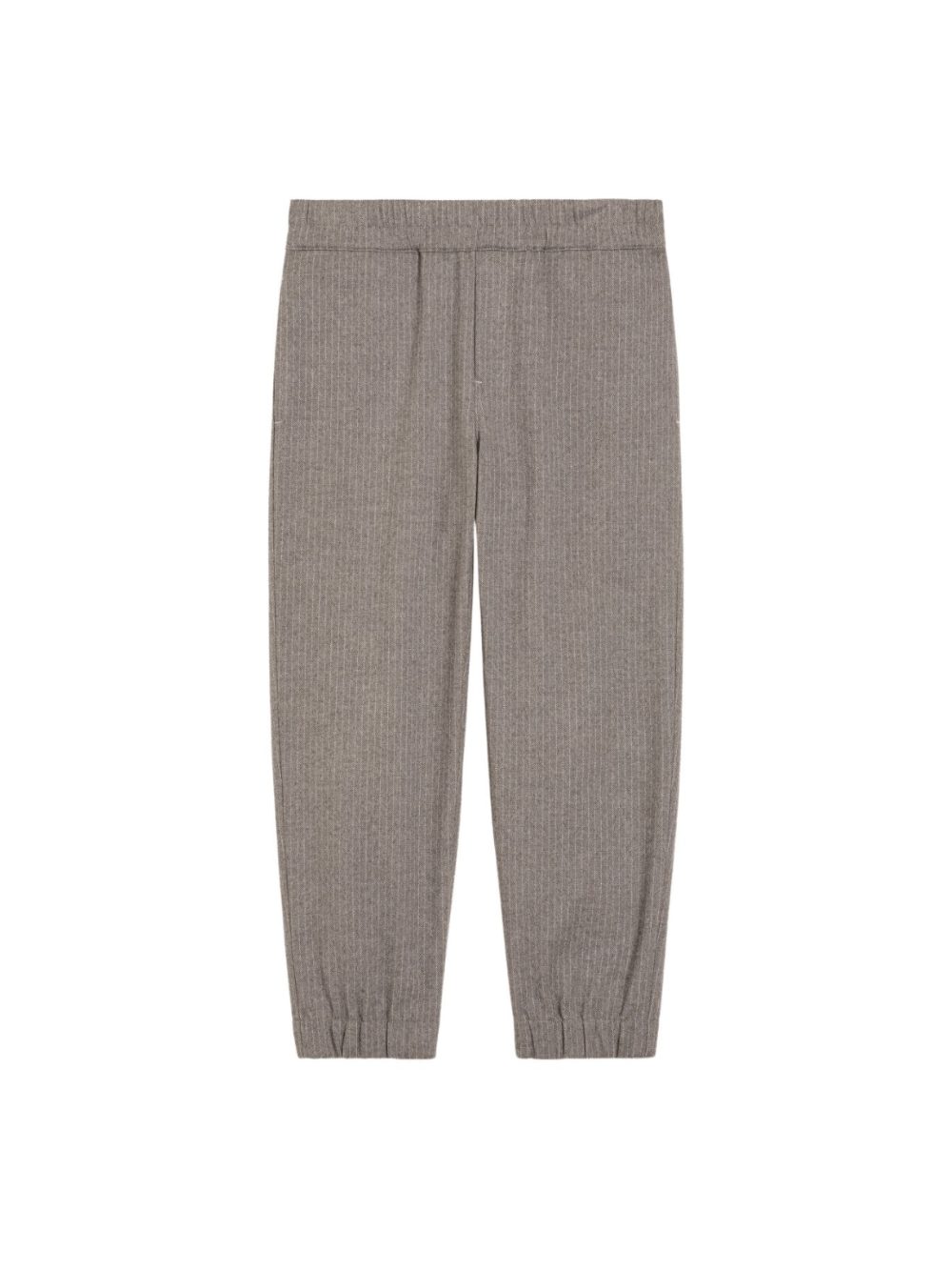 Pantaloni per bambino Dolce & Gabbana Kids grigi con motivo gessato - Rubino Kids