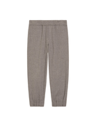 Pantaloni per bambino Dolce & Gabbana Kids grigi con motivo gessato - Rubino Kids