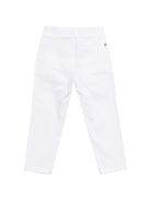 Pantaloni per bambino DONDUP Kids bianchi con tasca posteriore - Rubino Kids