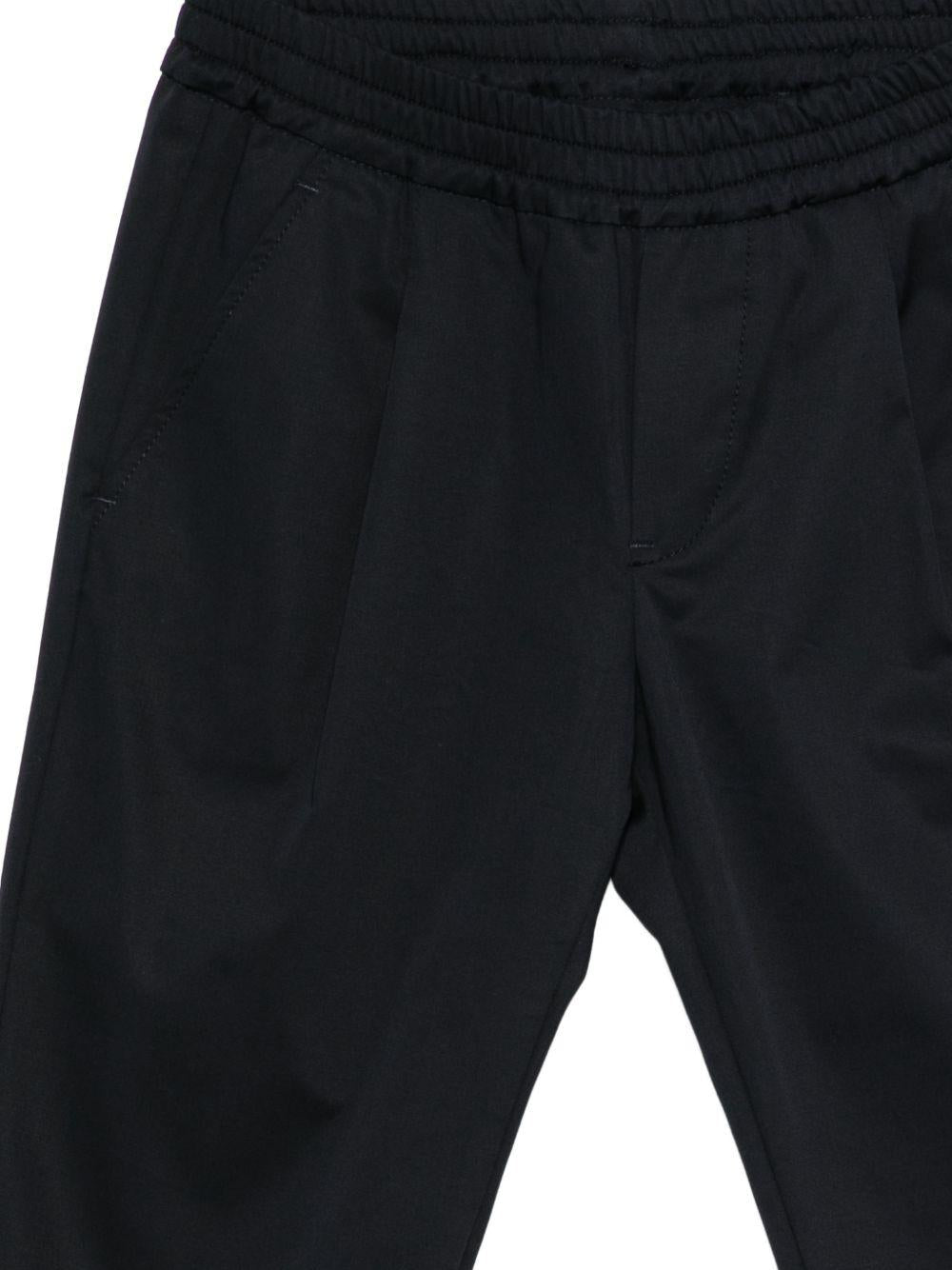 Pantaloni per bambino DONDUP Kids blu con orlo con risvolto - Rubino Kids