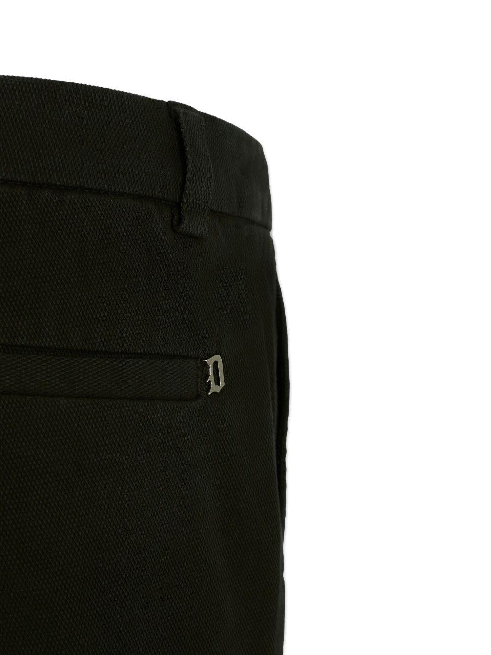 Pantaloni per bambino Dondup Kids neri con tasca posteriore - Rubino Kids