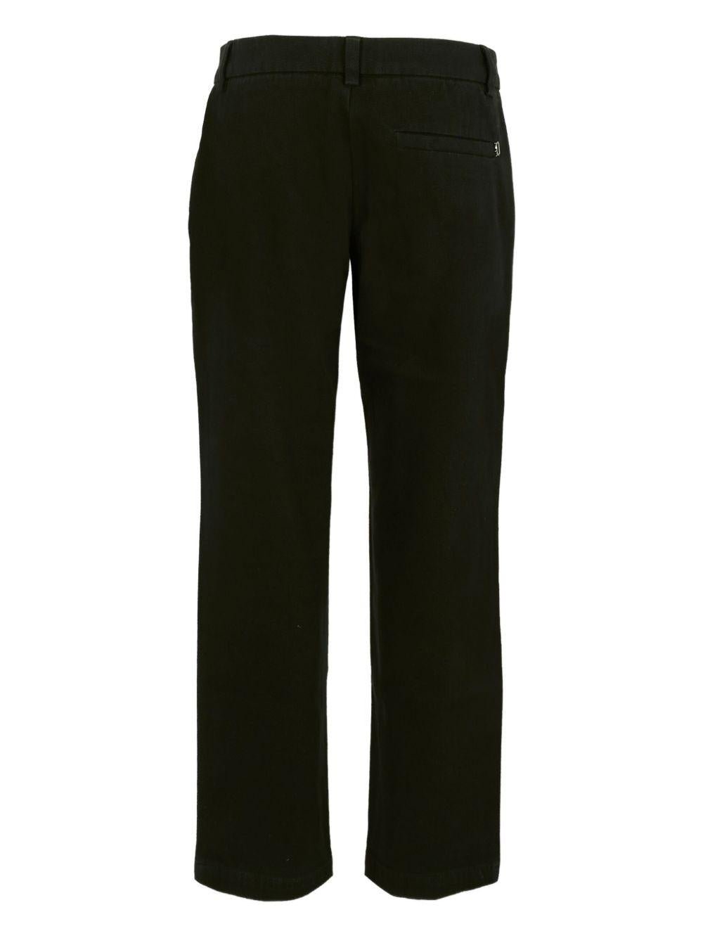 Pantaloni per bambino Dondup Kids neri con tasca posteriore - Rubino Kids