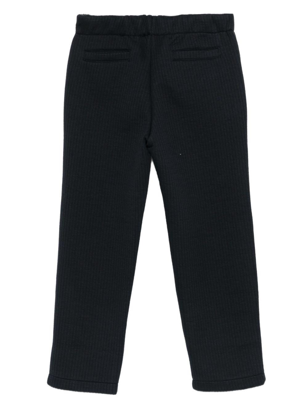 Pantaloni per bambino Emporio Armani Kids blu con coulisse - Rubino Kids