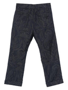 Pantaloni per bambino Etro Kids grigi con motivo paisley - Rubino Kids