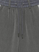 Pantaloni per bambino John Richmond Junior grigio con coulisse in vita - Rubino Kids