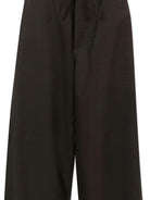 Pantaloni per bambino Laneus Kids marrone con chiusura a coulisse - Rubino Kids