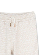 Pantaloni per bambino Michael Kors Kids bianchi con motivo all - over - Rubino Kids