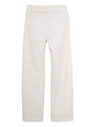 Pantaloni per bambino Michael Kors Kids bianchi con motivo all - over - Rubino Kids
