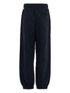 Pantaloni per bambino Molo blu con orli elasticizzati e motivo alieno - Rubino Kids