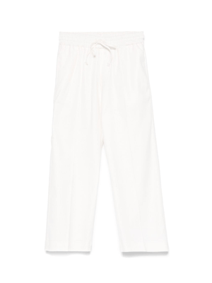 Pantaloni per bambino Paolo Pecora Kids bianco con coulisse