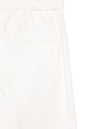 Pantaloni per bambino Paolo Pecora Kids bianco con coulisse - Rubino Kids