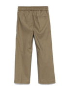 Pantaloni per bambino Paolo Pecora Kids verde con coulisse - Rubino Kids