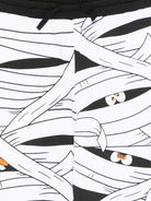 Pantaloni per bambino Stella McCartney Kids bianchi con stampa mummia - Rubino Kids