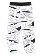 Pantaloni per bambino Stella McCartney Kids bianchi con stampa mummia - Rubino Kids