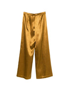 Pantaloni per donna Alyisi color oro a gamba dritta - Rubino Kids