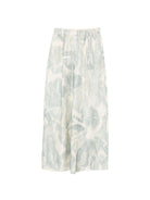 Pantaloni per donna Alysi beige con stampa foliage - Rubino Kids