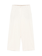 Pantaloni per donna ALYSI bianchi con chiusura frontale con bottoni - Rubino Kids