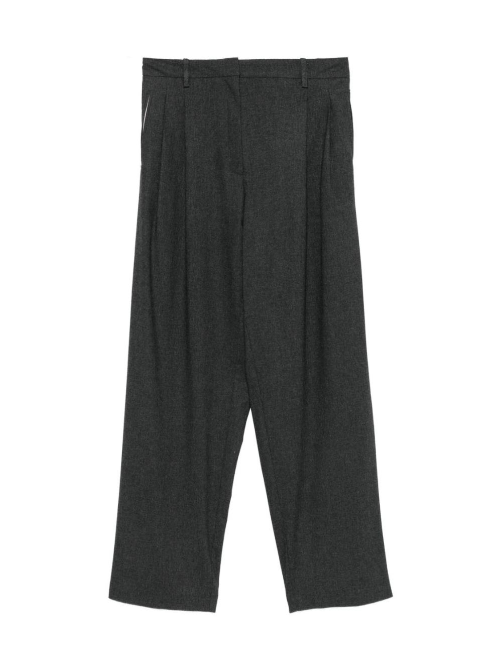 Pantaloni per donna ALYSI grigi con chiusura a bottoni - Rubino Kids