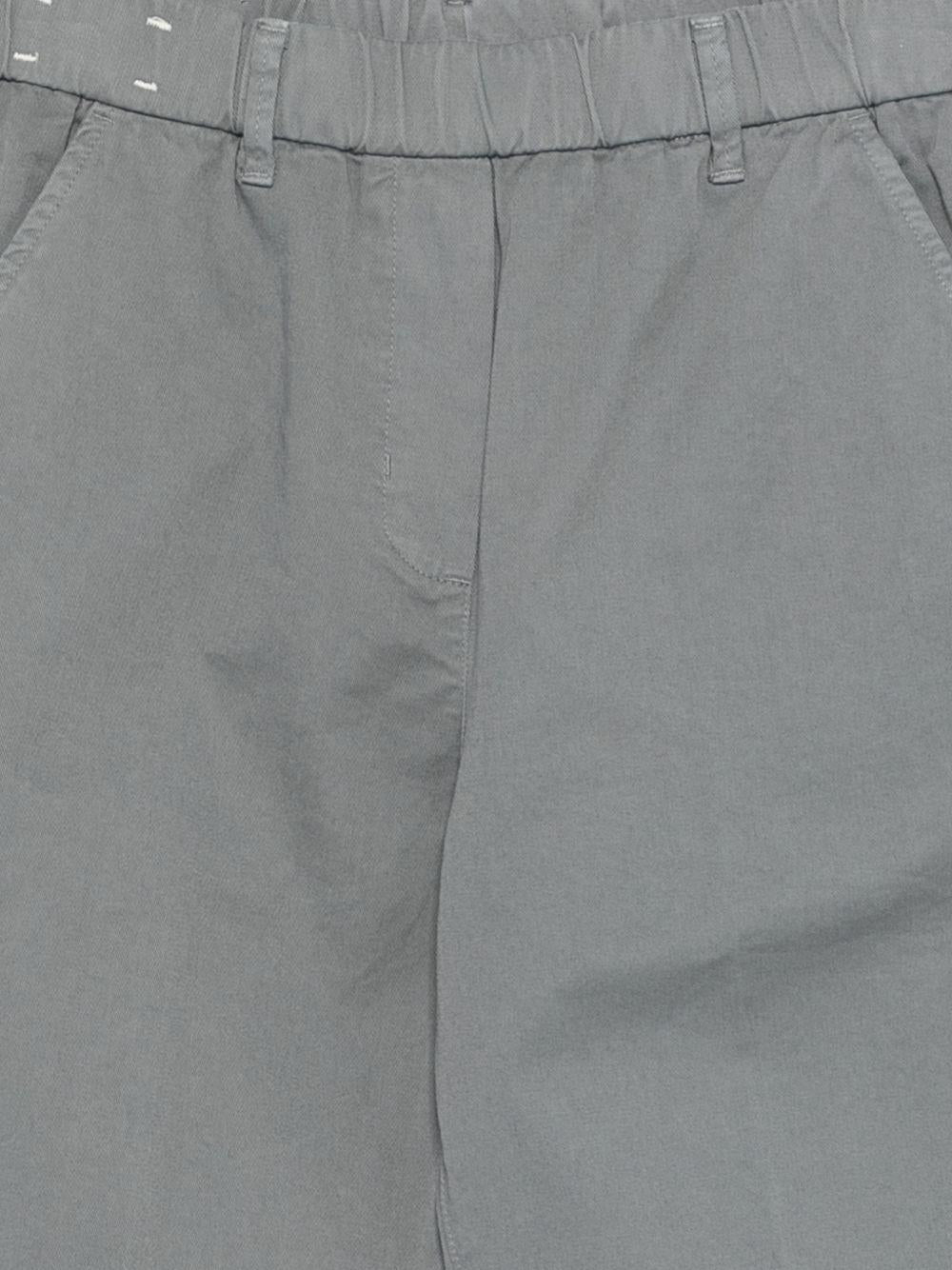 Pantaloni per donna Alysi grigi con vita elasticizzata - Rubino Kids