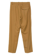 Pantaloni per donna Alysi marroni con tasca con patta - Rubino Kids