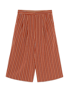 Pantaloni per donna Merci arancione modello crop - Rubino Kids