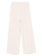 Pantaloni per donna Merci beige con vita elasticizzata - Rubino Kids