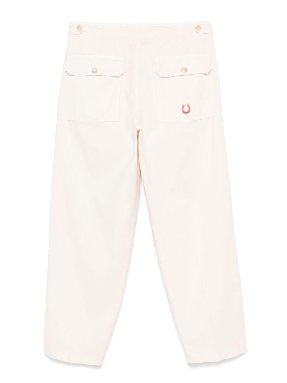 Pantaloni per donna Merci bianco in gabardine - Rubino Kids