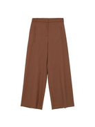 Pantaloni per donna Merci marrone con vita elasticizzata - Rubino Kids