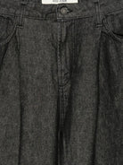 Pantaloni per donna Merci neri con dettagli plissettati - Rubino Kids