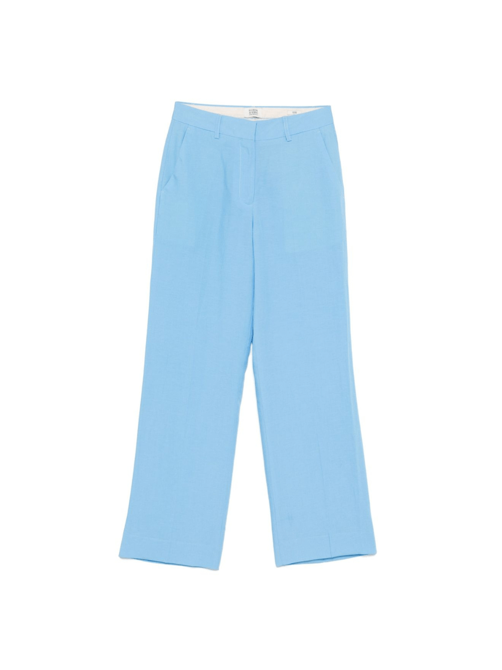 Pantaloni per donna Scotch & Soda Edie azzurro con taglio dritto - Rubino Kids