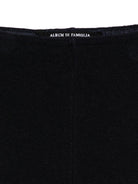 Pantaloni per neonata Album Di Famiglia Kids neri con elastico in vita - Rubino Kids