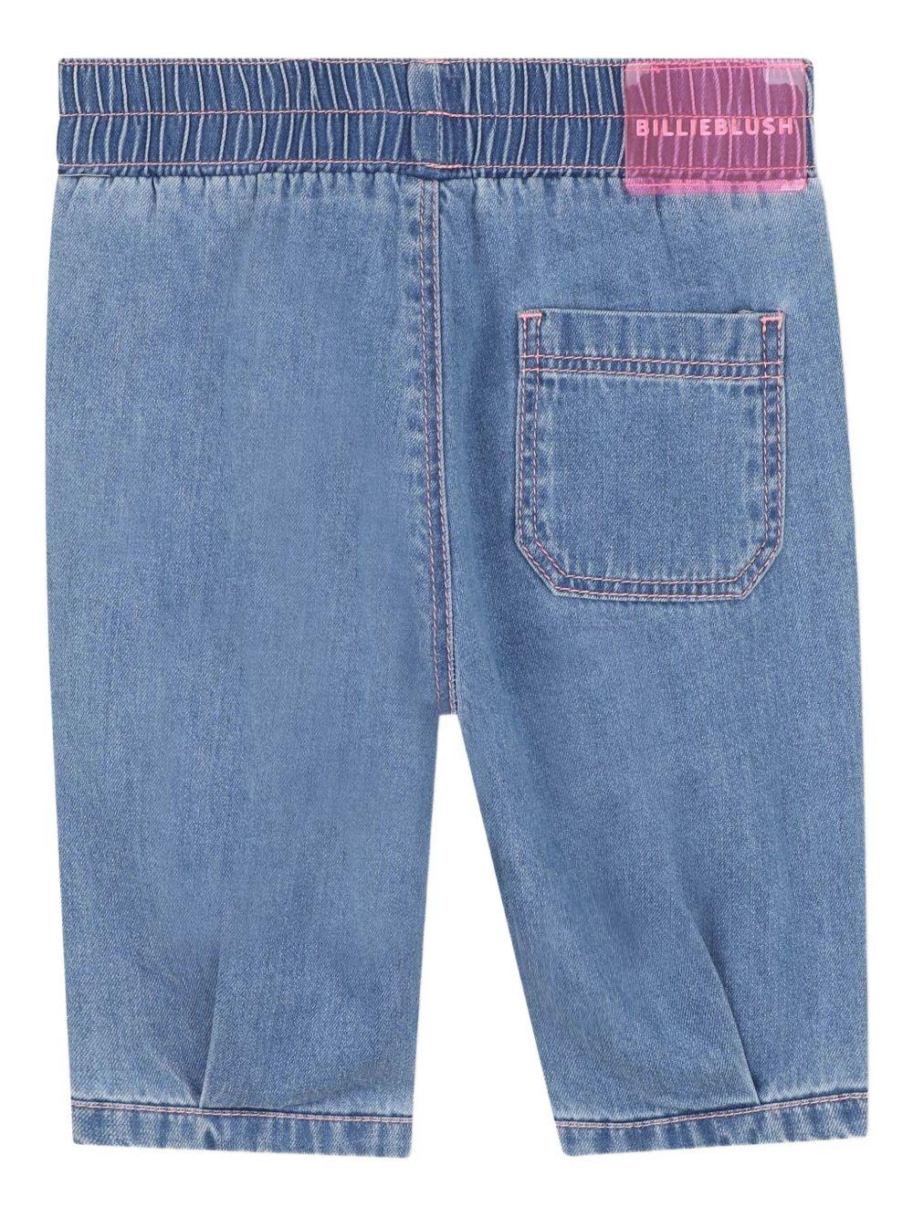 Pantaloni per neonata BIllieblush denim con borchie - Rubino Kids