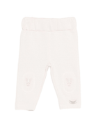 Pantaloni per neonata Donsje bianchi con motivo unicorno - Rubino Kids