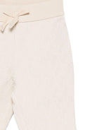 Pantaloni per neonata Emporio Armani Kids beige con motivo all - over - Rubino Kids