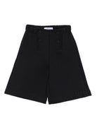 Pantaloni per neonata Emporio Armani Kids blu con bottoni testurizzati - Rubino Kids