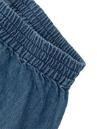Pantaloni per neonata Fendi Kids in denim con elastico in vita - Rubino Kids