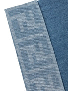 Pantaloni per neonata Fendi Kids in denim con elastico in vita - Rubino Kids