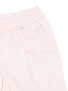 Pantaloni per neonata Fendi Kids rosa con elastico in vita - Rubino Kids