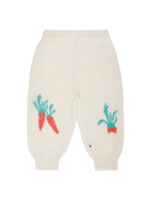 Pantaloni per neonata Molo beige chiaro con intarsio - Rubino Kids