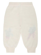 Pantaloni per neonata Molo beige chiaro con intarsio - Rubino Kids