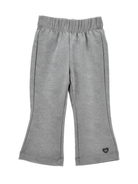 Pantaloni per neonata Monnalisa grigio a gamba ampia - Rubino Kids