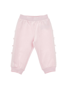 Pantaloni per neonata Monnalisa rosa con fiocco - Rubino Kids