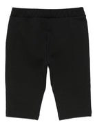Pantaloni per neonata Moschino Kids nero con logo Teddy Bear - Rubino Kids
