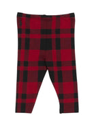 Pantaloni per neonata Polo Ralph Lauren Kids rossi con motivo a quadri - Rubino Kids