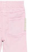 Pantaloni per neonata Stella McCartney Kids rosa con orlo smerlato - Rubino Kids