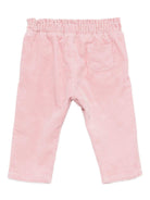 Pantaloni per neonata Tartine Et Chocolat rosa con texture a coste - Rubino Kids