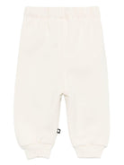 Pantaloni per neonati Molo bianco con ricamo orsetto - Rubino Kids