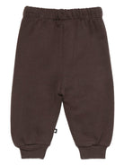 Pantaloni per neonati Molo marroni con ricamo orsetto - Rubino Kids