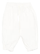 Pantaloni per neonato Album di Famiglia Kids bianchi con polsini elasticizzati - Rubino Kids